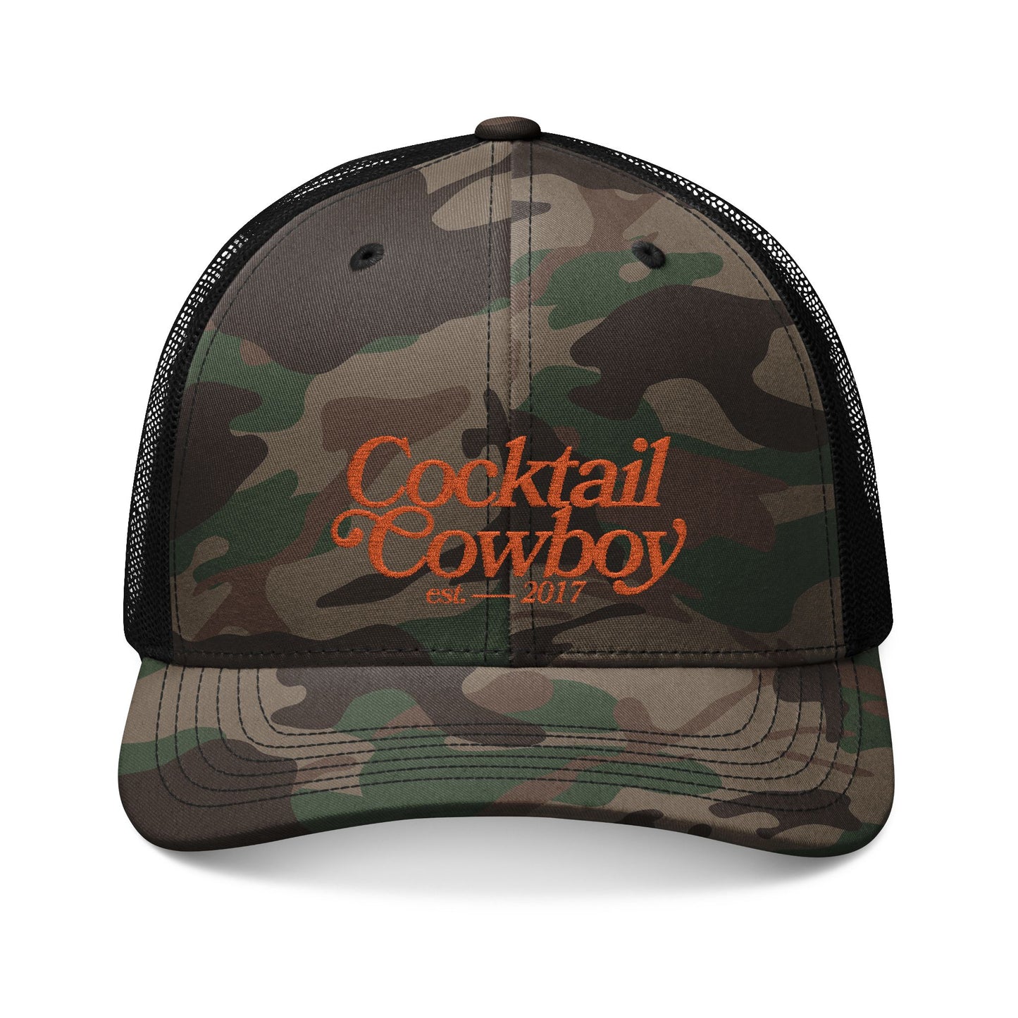 Camo Cowboy Trucker Hat