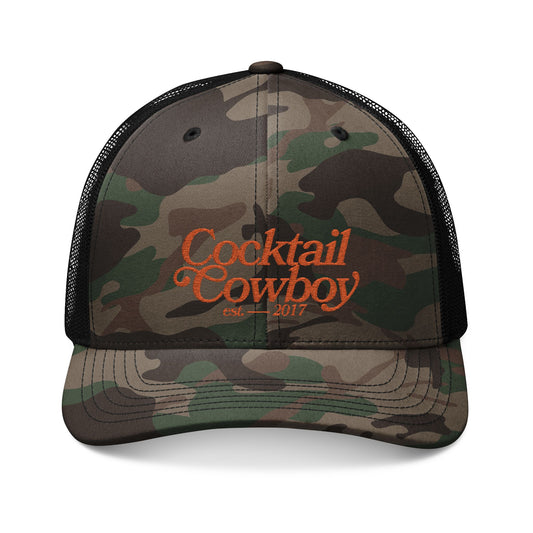 Camo Cowboy Trucker Hat