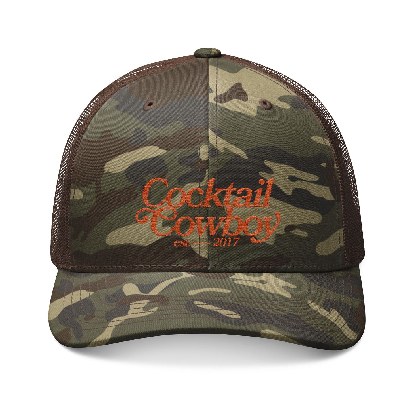 Camo Cowboy Trucker Hat