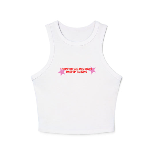 'Mans Right to Stop Talking' Tank