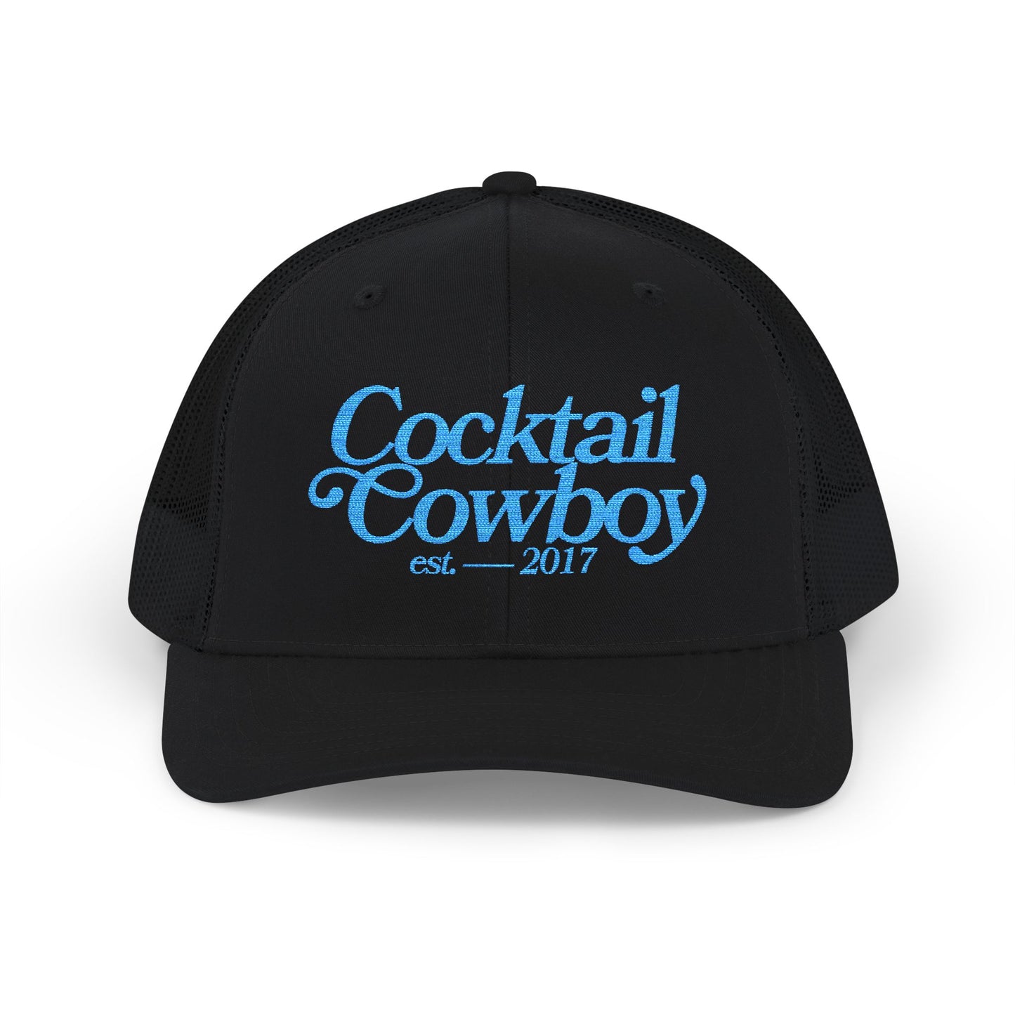 Mountain Blue Cowboy Trucker Hat