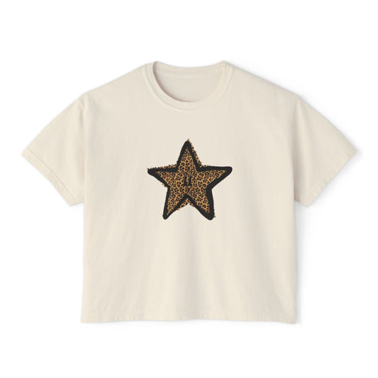 Star Leopard Baby Tee