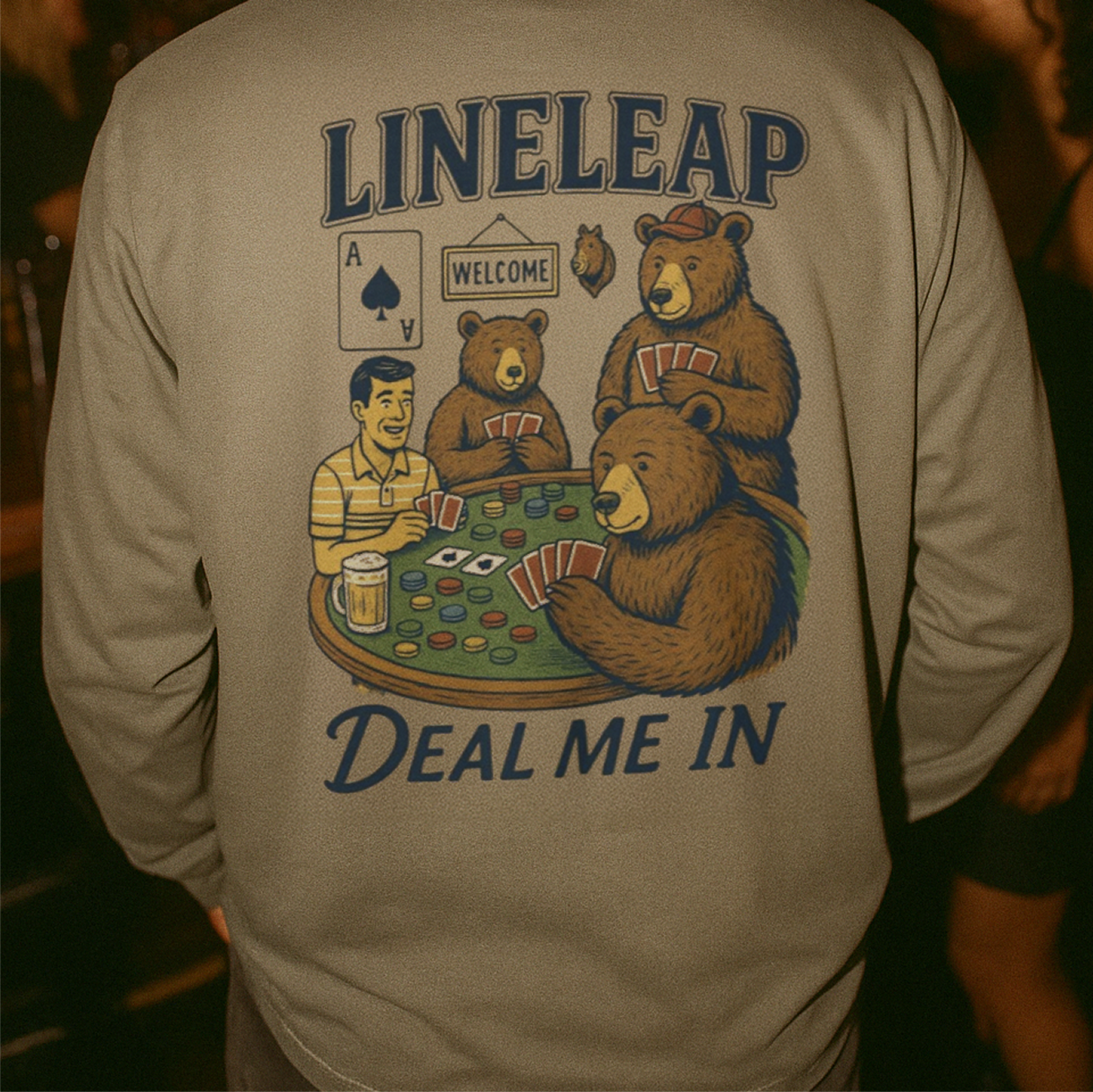 'Deal Me In' Long Sleeve