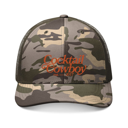 Camo Cowboy Trucker Hat