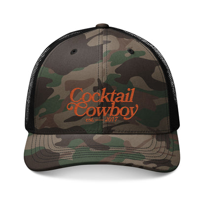 Camo Cowboy Trucker Hat