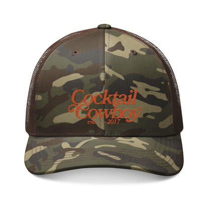 Camo Cowboy Trucker Hat