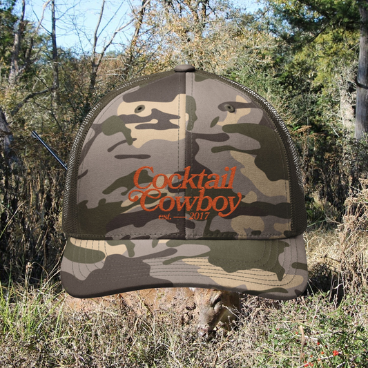 Camo Cowboy Trucker Hat